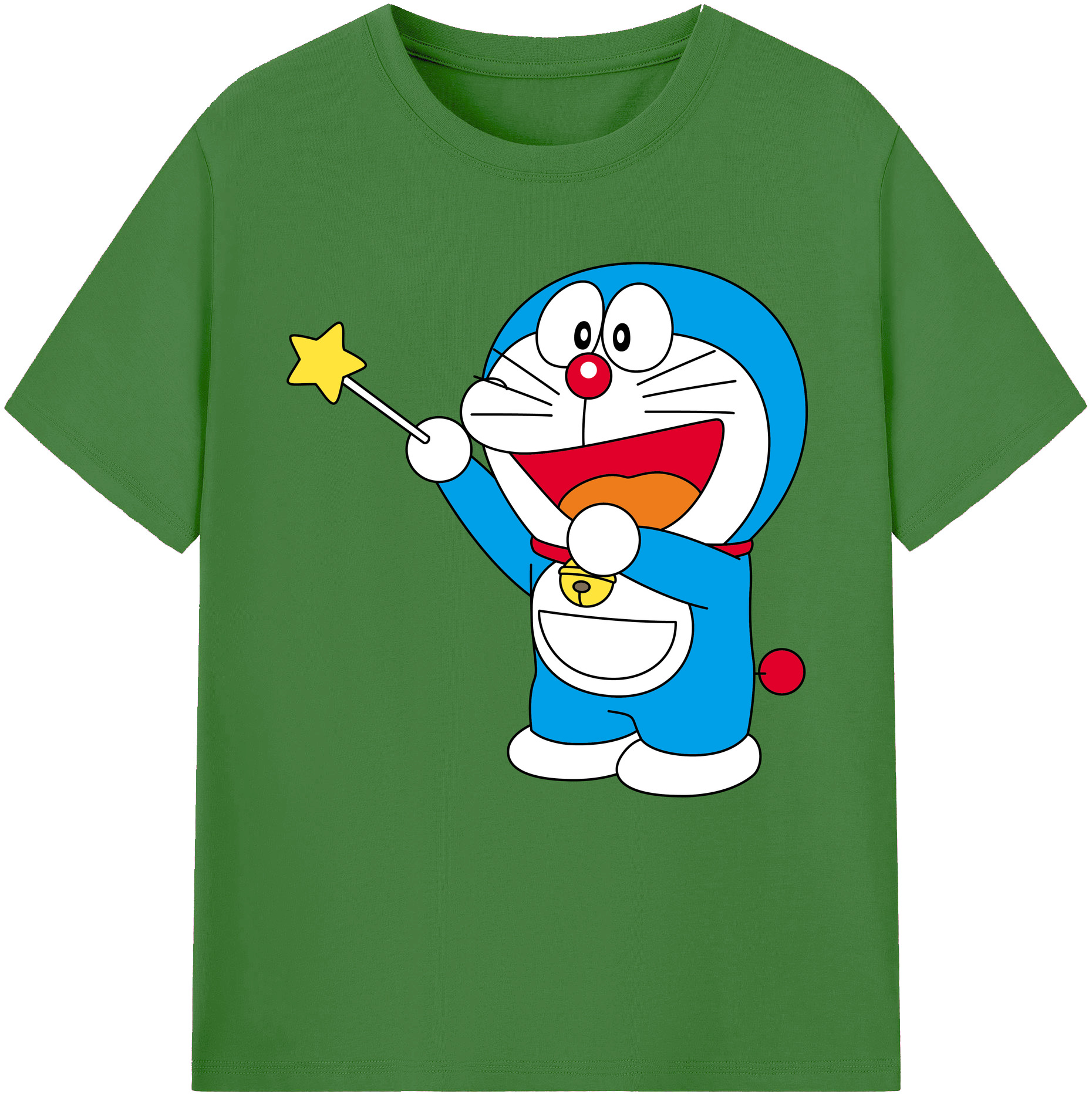 （画像用） ドラえもん Doraemon レディースカジュアルプリントTシャツ（綿100％）